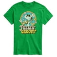thumbnail image 1 of Peanuts - Feelin Groovy Snoopy And Woodstock Lights Only - Men's Short Sleeve Graphic T-Shirt, 1 of 6