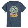 thumbnail image 1 of Peanuts - Feelin Groovy Snoopy And Woodstock Lights Only - Men's Short Sleeve Graphic T-Shirt, 1 of 6