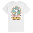 thumbnail image 1 of Peanuts - Feelin Groovy Snoopy And Woodstock Lights Only - Men's Short Sleeve Graphic T-Shirt, 1 of 6