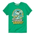 thumbnail image 1 of Peanuts - Feelin Groovy Snoopy And Woodstock - Toddler And Youth Short Sleeve Graphic T-Shirt, 1 of 6