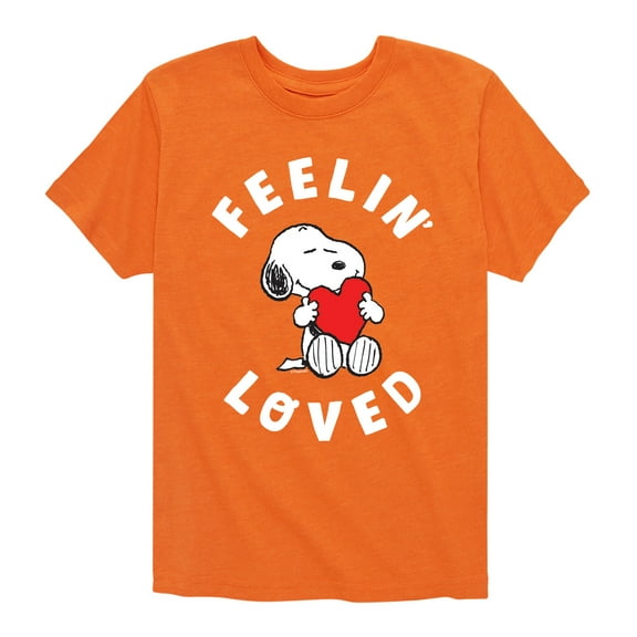 Peanuts - Feelin Loved  - Toddler And Youth Short Sleeve Graphic T-Shirt