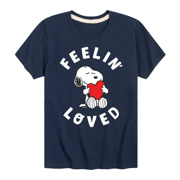 Peanuts - Feelin Loved - Toddler And Youth Short Sleeve Graphic T-Shirt