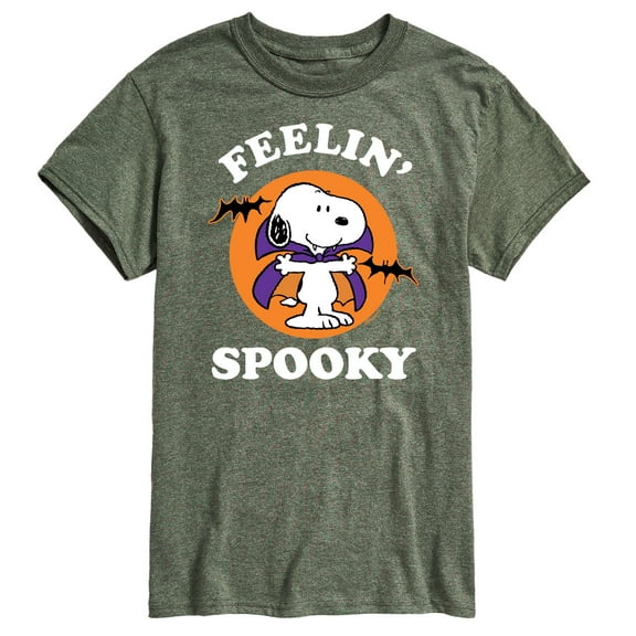 Peanuts - Feelin Spooky - Men's Short Sleeve Graphic T-Shirt