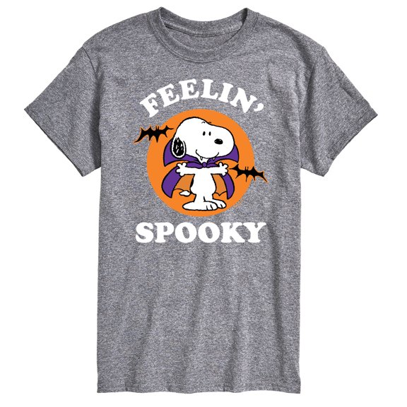 Peanuts - Feelin Spooky - Men's Short Sleeve Graphic T-Shirt