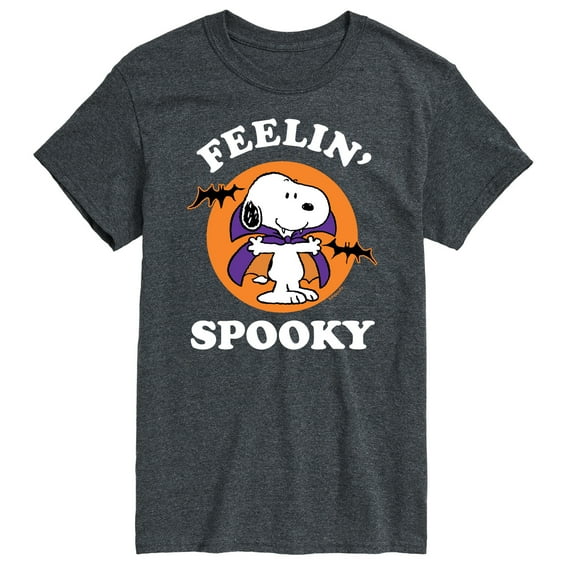 Peanuts - Feelin Spooky - Men's Short Sleeve Graphic T-Shirt