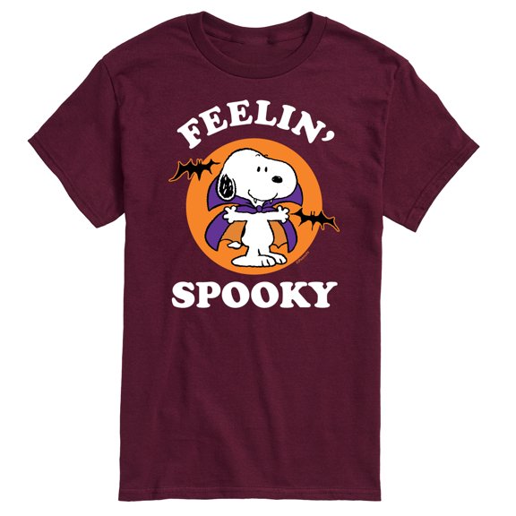 Peanuts - Feelin Spooky - Men's Short Sleeve Graphic T-Shirt