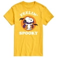 thumbnail image 1 of Peanuts - Feelin Spooky - Men's Short Sleeve Graphic T-Shirt, 1 of 5