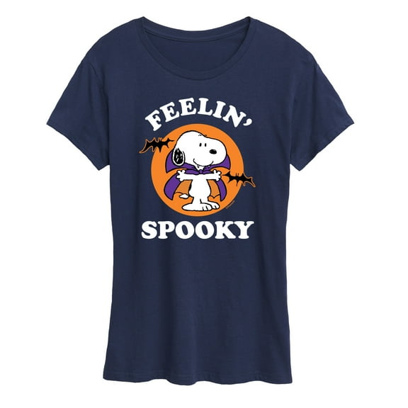 Peanuts - Feelin Spooky - Women's Short Sleeve Graphic T-Shirt