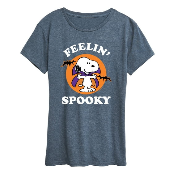 Peanuts - Feelin Spooky - Women's Short Sleeve Graphic T-Shirt