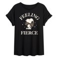thumbnail image 1 of Peanuts - Feeling Fierce Snoopy Relaxed Fit T-Shirt, 1 of 5