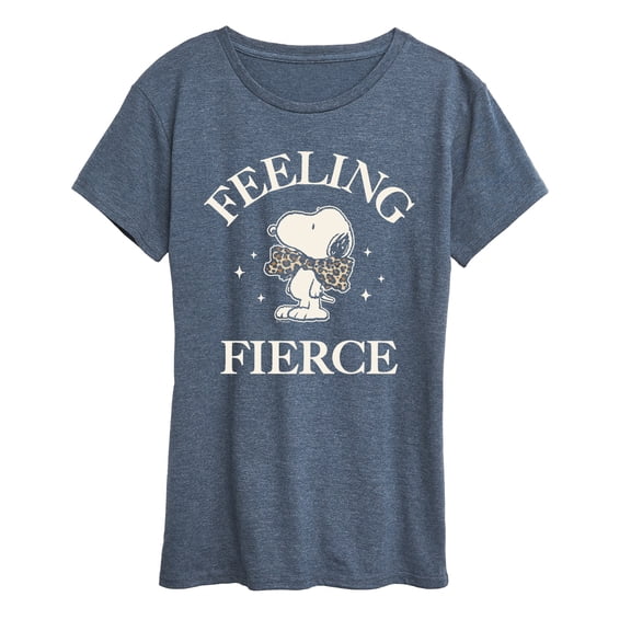 Peanuts - Feeling Fierce Snoopy - Women's Short Sleeve Graphic T-Shirt