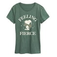 thumbnail image 1 of Peanuts - Feeling Fierce Snoopy - Women's Short Sleeve Graphic T-Shirt, 1 of 5