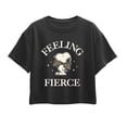 thumbnail image 1 of Peanuts - Feeling Fierce Snoopy - Youth Girl Short Sleeve Boxy Tee, 1 of 5