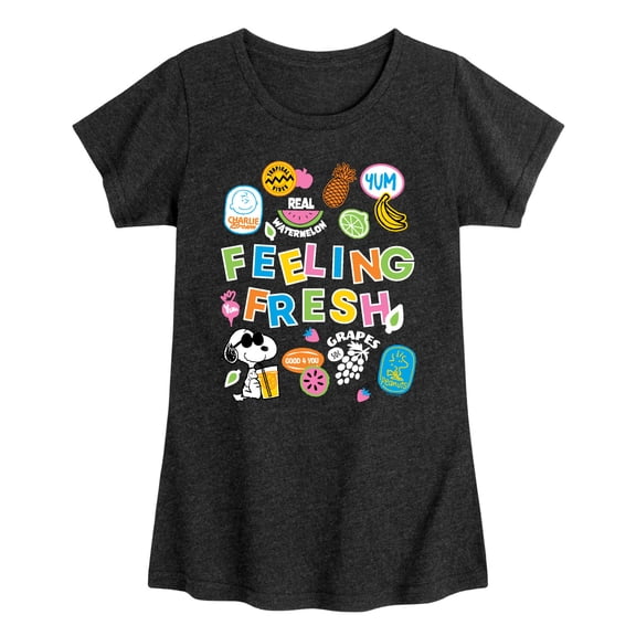 Peanuts - Feeling Fresh - Youth Girls Short Sleeve T-Shirt