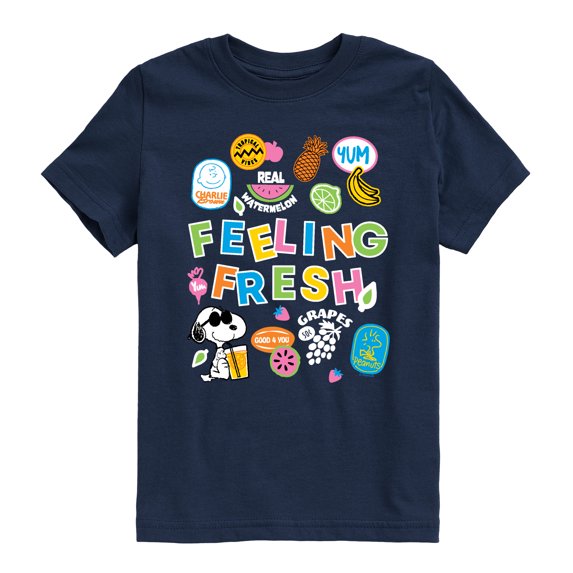 Peanuts - Feeling Fresh Short Sleeve Graphic T-Shirt