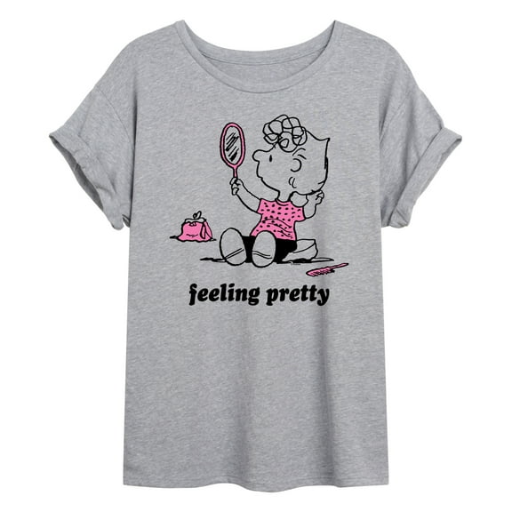 Peanuts - Feeling Pretty Sally - Juniors Ideal Flowy Muscle T-Shirt