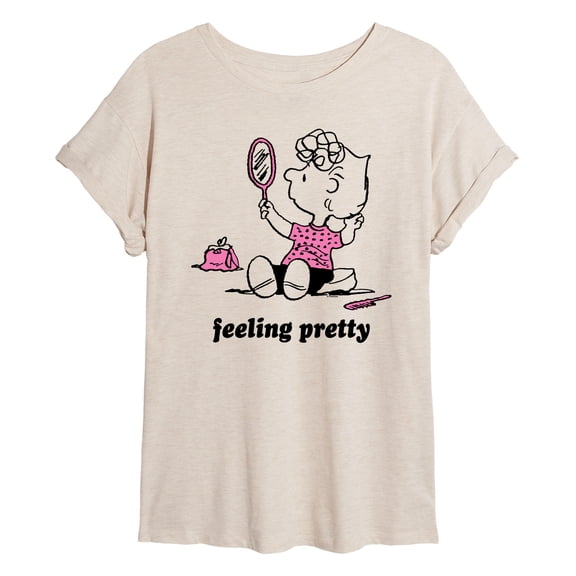 Peanuts - Feeling Pretty Sally - Juniors Ideal Flowy Muscle T-Shirt