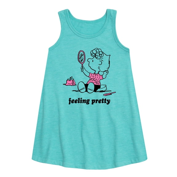 Peanuts - Feeling Pretty Sally - Toddler & Youth Girls A-line Dress