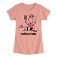 thumbnail image 1 of Peanuts - Feeling Pretty Sally - Toddler & Youth Girls Short Sleeve Graphic T-Shirt, 1 of 6