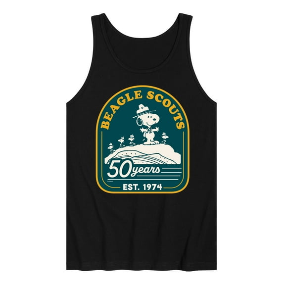 Peanuts - Fifty Years Mountain Top - Men's Jersey Tank Top