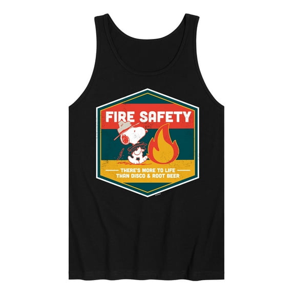Peanuts - Fire Safety - Men's Jersey Tank Top
