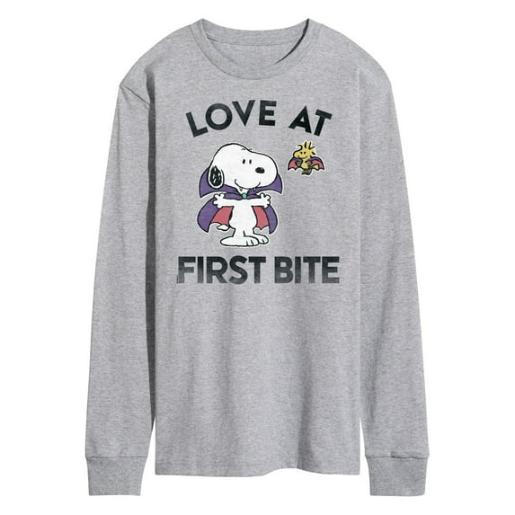 Peanuts - First Bite Art - Men's Long Sleeve T-Shirt