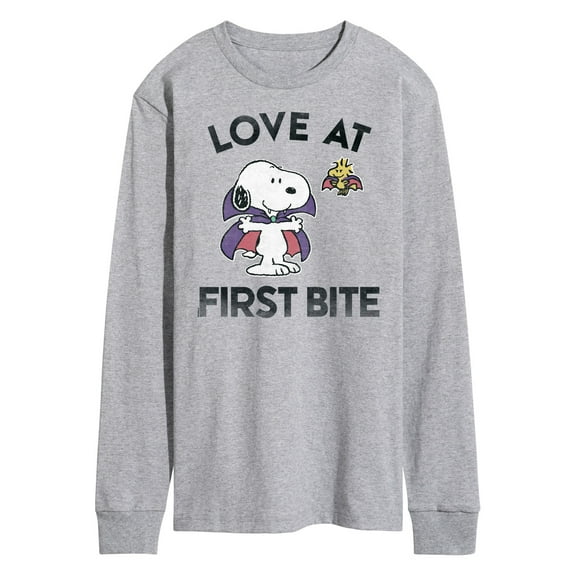 Peanuts - First Bite Art - Men's Long Sleeve T-Shirt