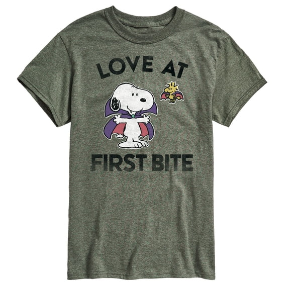 Peanuts - First Bite Art Men's Short Sleeve Graphic T-Shirt