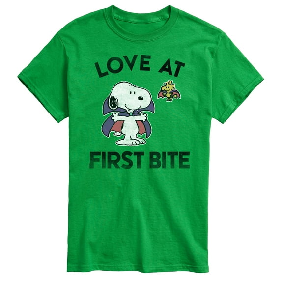 Peanuts - First Bite Art - Men's Short Sleeve Graphic T-Shirt