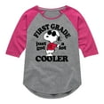 thumbnail image 1 of Peanuts - First Grade Just Cooler - Toddler And Youth Girls Raglan Graphic T-Shirt, 1 of 6
