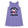 thumbnail image 1 of Peanuts - First Grade Just Got Cooler - Back to School - Toddler and Youth Girls A-line Dress, 1 of 5