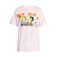 thumbnail image 1 of Peanuts Valentine's Day Men's and Big Men's Floating Hearts Graphic Tee, Sizes S-3XL, 1 of 3