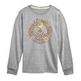 thumbnail image 1 of Peanuts - Floral Peace Sign - Woodstock - Toddler & Youth Long Sleeve Graphic T-Shirt, 1 of 6