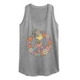 thumbnail image 1 of Peanuts - Floral Peace Sign - Woodstock - Women's Racerback Tank Top, 1 of 6