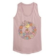 thumbnail image 1 of Peanuts - Floral Peace Sign - Woodstock - Women's Racerback Tank Top, 1 of 6