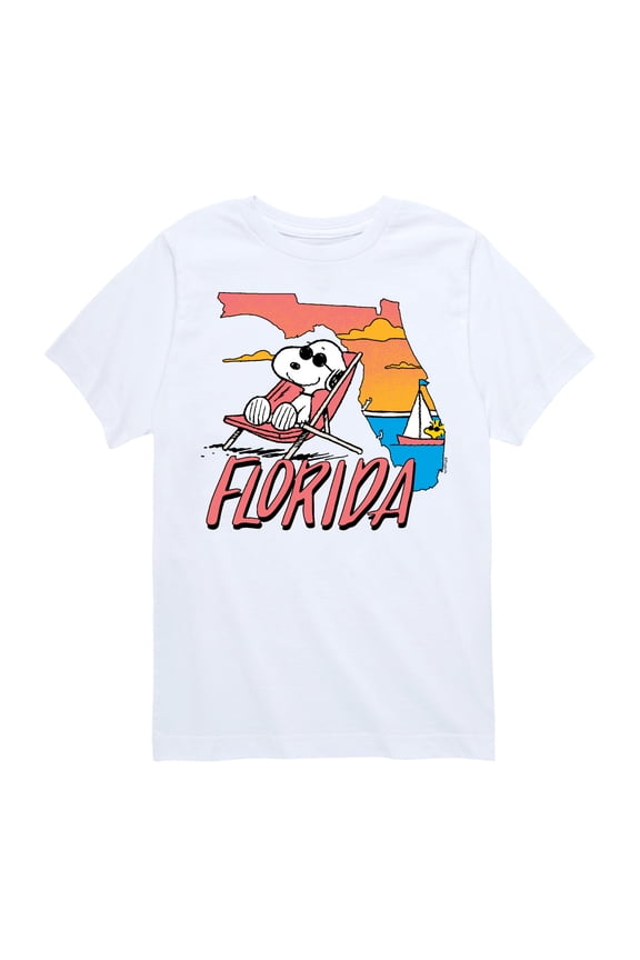- Florida Snoopy - Toddler And Youth Short Sleeve Graphic T-Shirt