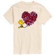 thumbnail image 1 of Peanuts - Flower Heart - Men's Short Sleeve Graphic T-Shirt, 1 of 5