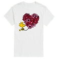 thumbnail image 1 of Peanuts - Flower Heart - Men's Short Sleeve Graphic T-Shirt, 1 of 5