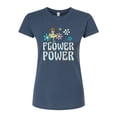 thumbnail image 1 of Peanuts - Flower Power - Juniors Fitted Graphic T-Shirt, 1 of 5