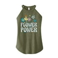 thumbnail image 1 of Peanuts - Flower Power - Juniors High Neck Tank Top, 1 of 6