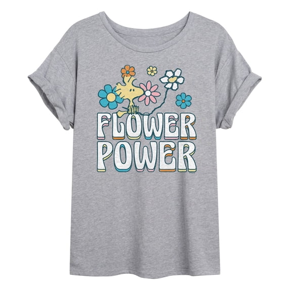 Peanuts - Flower Power - Women's Oversized T-Shirt