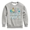thumbnail image 1 of Peanuts - Flower Power - Toddler & Youth Crewneck Fleece Sweatshirt, 1 of 6