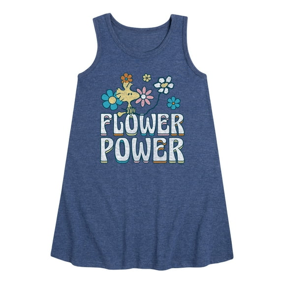 Peanuts - Flower Power - Toddler & Youth Girls A-line Dress