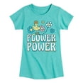 thumbnail image 1 of Peanuts - Flower Power - Toddler & Youth Girls Short Sleeve Graphic T-Shirt, 1 of 6