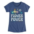 thumbnail image 1 of Peanuts - Flower Power - Toddler & Youth Girls Short Sleeve Graphic T-Shirt, 1 of 6