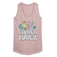 thumbnail image 1 of Peanuts - Flower Power - Women's Racerback Tank Top, 1 of 6