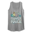 thumbnail image 1 of Peanuts - Flower Power - Women's Racerback Tank Top, 1 of 6