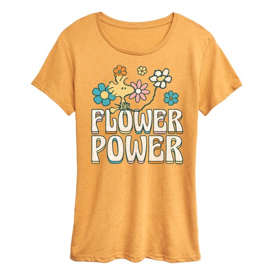 Peanuts - Flower Power - Women's Short Sleeve Graphic T-Shirt