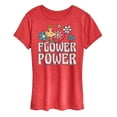 thumbnail image 1 of Peanuts - Flower Power - Women's Short Sleeve Graphic T-Shirt, 1 of 6