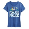 thumbnail image 1 of Peanuts - Flower Power - Women's Short Sleeve Graphic T-Shirt, 1 of 6